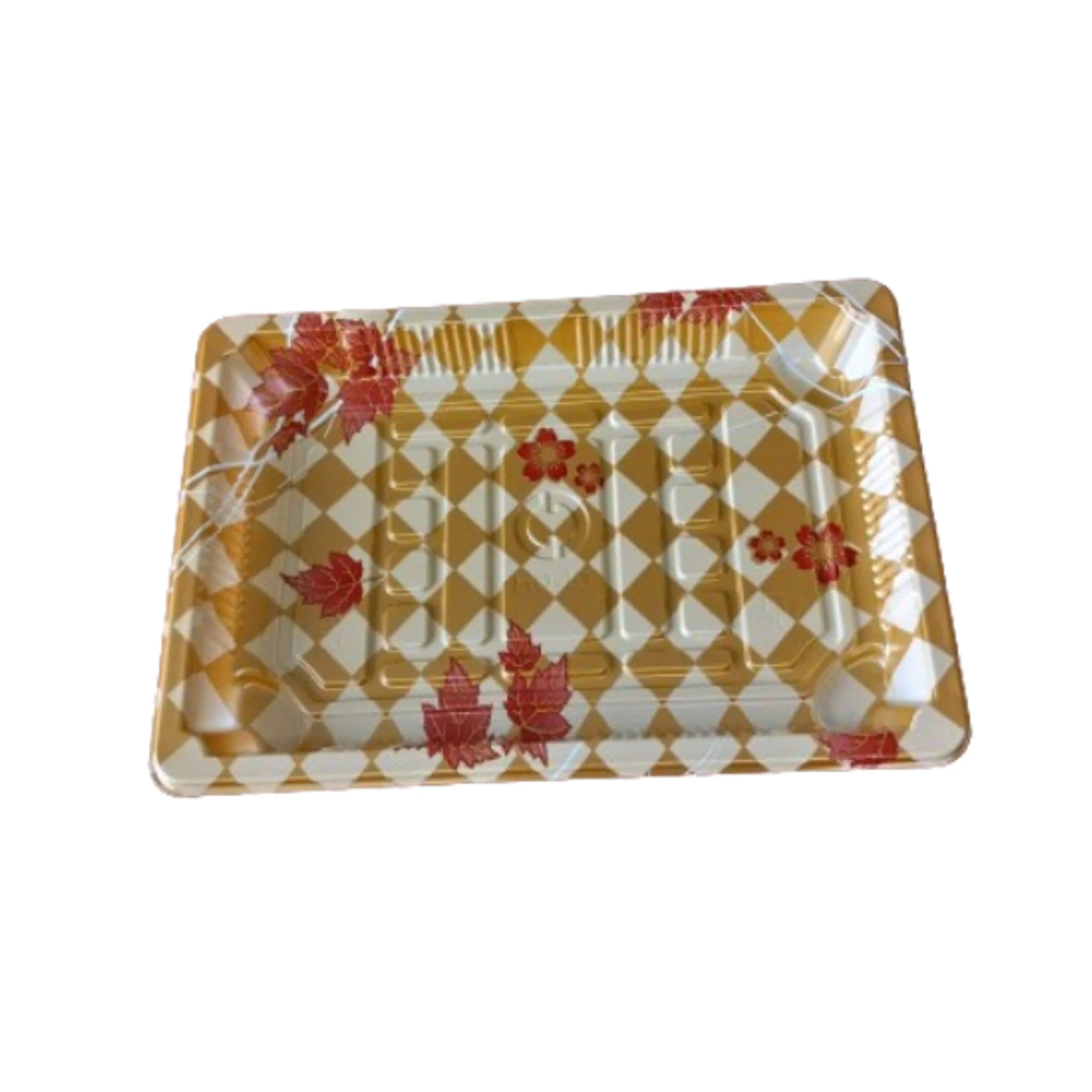 HQ-08 Gold Printed Sushi Tray Base,  Case (1200's)