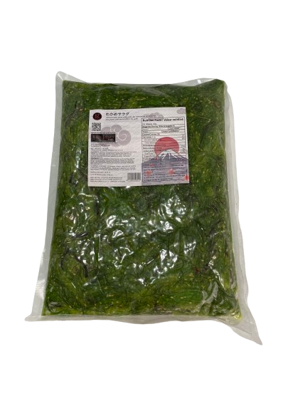 Kiku Frozen Seaweed Salad in Bag, Case (6 x 4 LB)